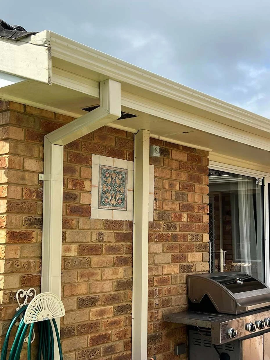 New guttering fitted to a single-storey Noraville home